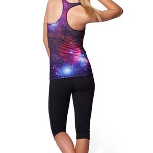 Blackmilk clothing galaxy purple combat top